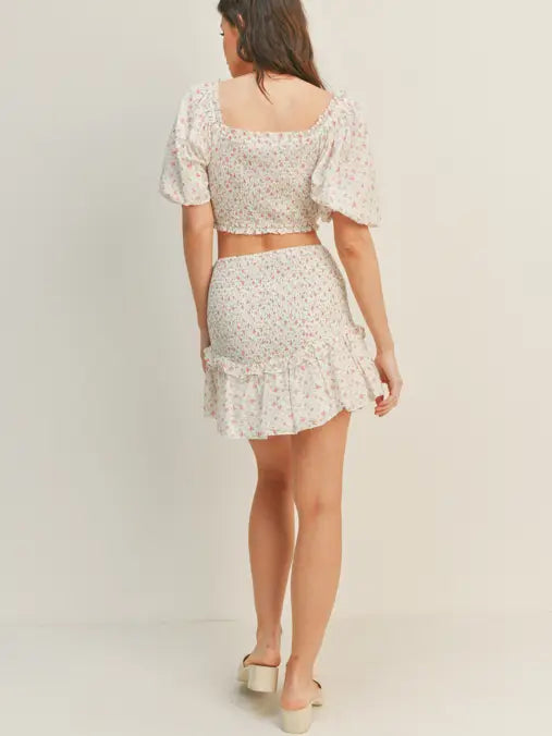 Floral Skirt Set