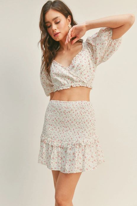 Floral Skirt Set