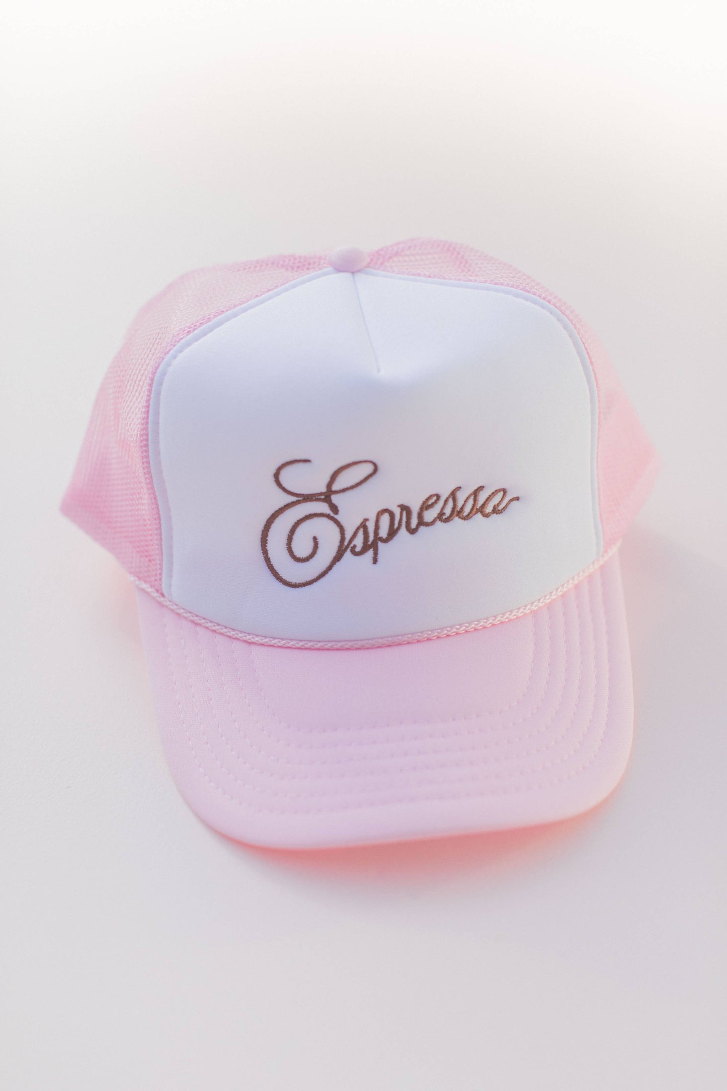 Embroidery Espresso Sabrina Carpenter Trucker Hat Cap